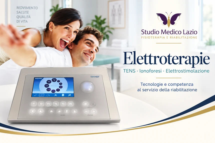 Elettroterapie e apparecchiatura elettromedicale presso Studio Medico Lazio a Roma Parioli