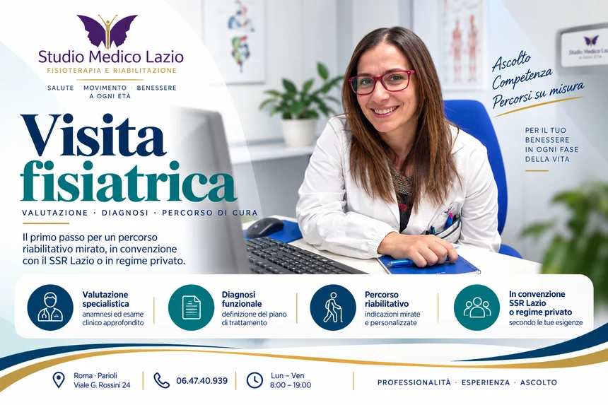 Visita fisiatrica a Roma Parioli presso Studio Medico Lazio